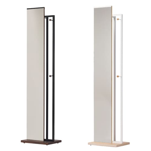 スタンドミラー 木製 姿見 全身 幅495×高さ1510mm P-121（商品番号：kp