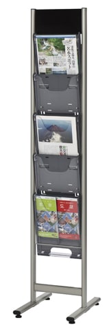 マガジンラック 幅30×奥行35×高さ90cm 本棚 シェルフ 収納 HGL-3090