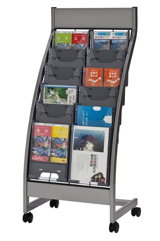 パンフレットスタンド カタログ 小型 旅行 KSL-C206 オフィス家具 弘益