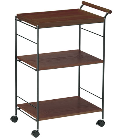 キッチンワゴン 木製 キャスター付き 3段 ワゴン KW-545（商品番号