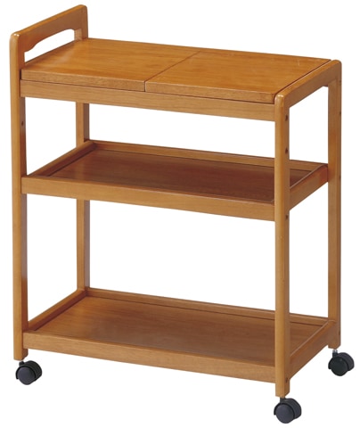 木製キッチンワゴン・木製ワゴン 収納家具（弘益）の通販 オフィス家具