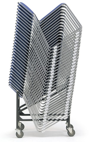 台車 パイプ椅子用 チェアポーター チェア用台車 ミーティングチェアHD-30