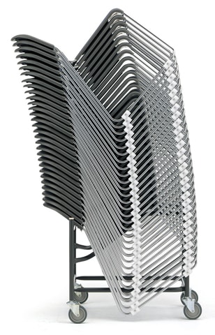 台車 パイプ椅子用 チェアポーター チェア用台車 ミーティングチェアHDN-30