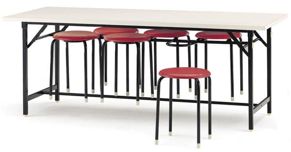 ダイニングテーブル 幅1800mm 共貼り ワークテーブル ミーティングテーブルHDY-1875