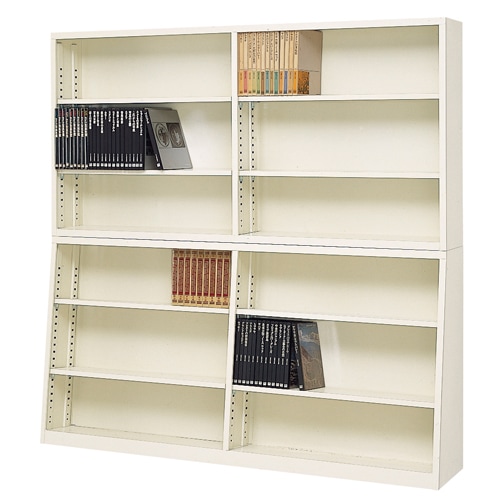 オープン書棚 本棚 幅880mm 直立書架 オープンラック 書架 BER-S8(N)（商品番号：gm