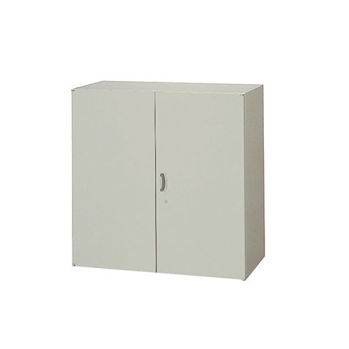 両開き書庫 幅899×奥行400×高さ1050mm 収納庫 保管庫 スチール書庫 NWS
