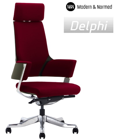 布張りチェア リクライニング ハイバック DELPHI-HBF
