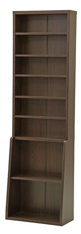 本棚 幅60×奥行29.5×高さ200cm シェルフ 書棚 書庫 BK-6020BR
