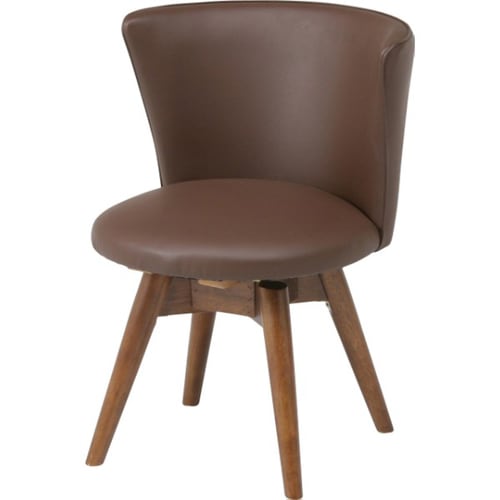 ダイニングチェア 回転式 食卓椅子 リビングチェア 木製チェア CRAMC