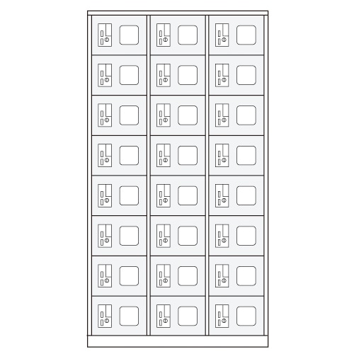 コインロッカー 24人用 BCR-2438N