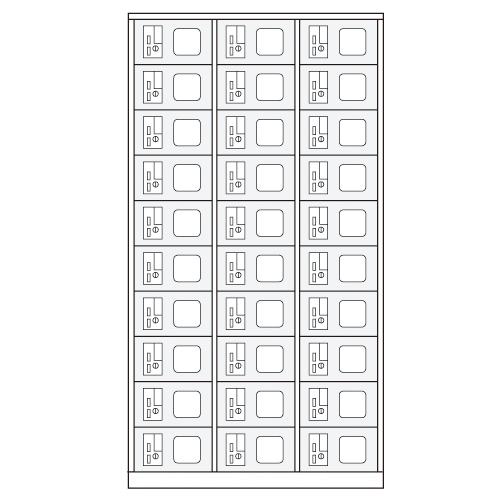 コインロッカー 30人用 BCR-30310N