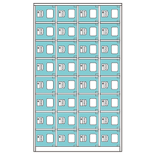 コインロッカー 32人用 CCR-3248N