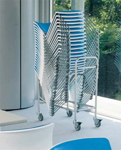 台車 トロリー 公共施設 椅子 運搬 搬入 いす D-16 [法人専用商品] オフィス家具 アイコ 通販