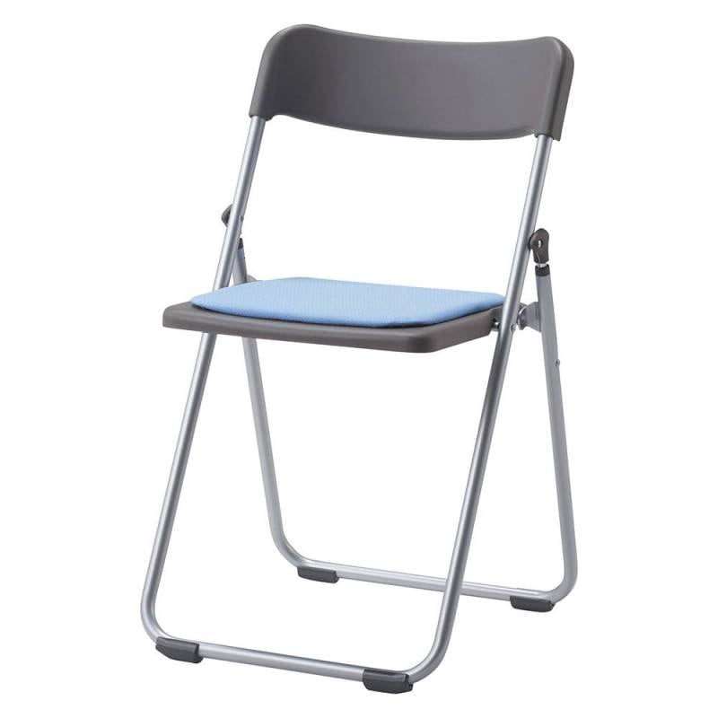 パイプ椅子 折りたたみ スライド式 布張り 革張り FCA-19S（商品番号