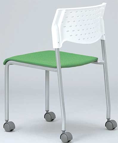 ミーティングチェア スタッキング 会議用チェア 椅子 キャスター MC-221WG