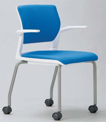 ミーティングチェア 肘付き スタッキング 会議用チェア 椅子 MC-334WG