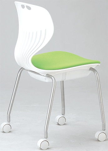 ミーティングチェア スタッキング 会議用チェア 椅子 キャスター MC-424WB