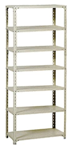 スチールラック 幅80×奥行45×高さ210cm 6段 40kg/段 軽量ラック NSTR