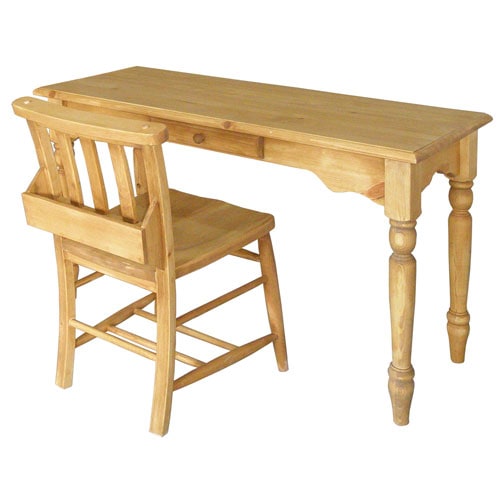 【送料無料】デスクセット W1200 木製 北欧 無垢材 A302S 通販