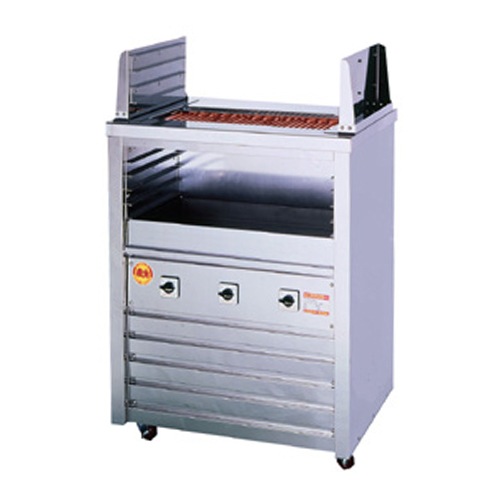 電気グリラー 床置型 幅720×奥行550×高さ1000mm グリル 焼き物器 3H 