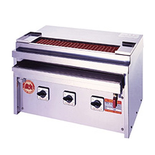 電気グリラー 卓上型 幅610×奥行410×高さ390mm グリル 焼き物器 3P-204KC