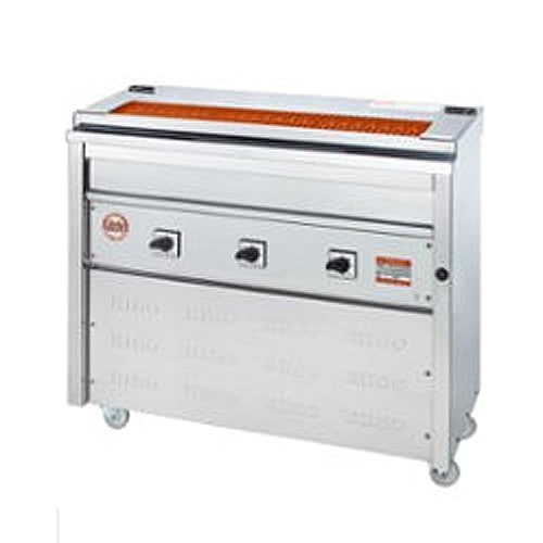 電気グリラー 床置型 幅960×奥行410×高さ850mm グリル 焼き物器 3P