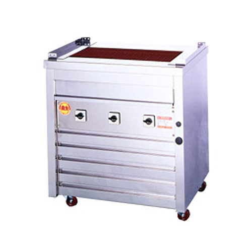 電気グリラー 床置型 幅810×奥行550×高さ850mm グリル 焼き物器 3P-212