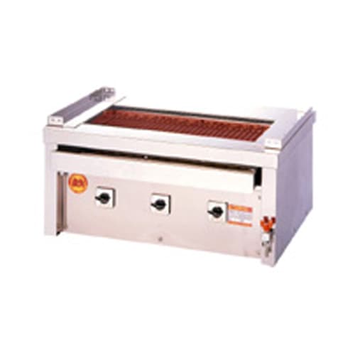 電気グリラー 卓上型 幅810×奥行550×高さ380mm グリル 焼き物器 3P-212C