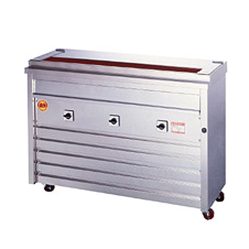 電気グリラー 床置型 幅1360×奥行410×高さ850mm グリル 焼き物器 3P-212K