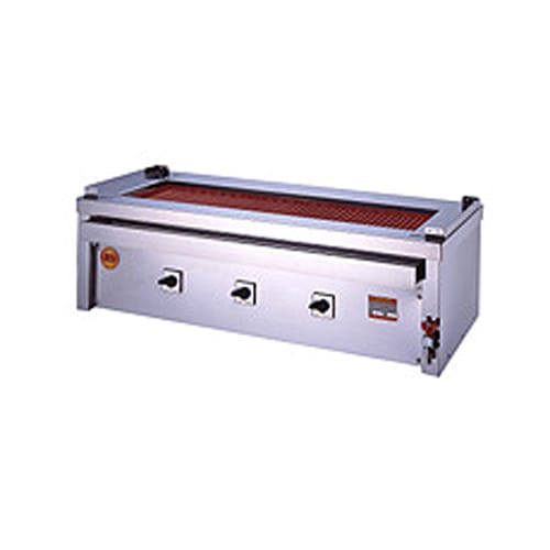 電気グリラー 卓上型 幅1200×奥行550×高さ380mm グリル 焼き物器 3P-221WC