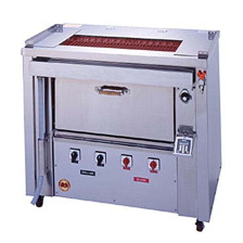 電気グリラー オーブン付 幅1050×奥行650×高さ950mm グリル オーブン GOX-200