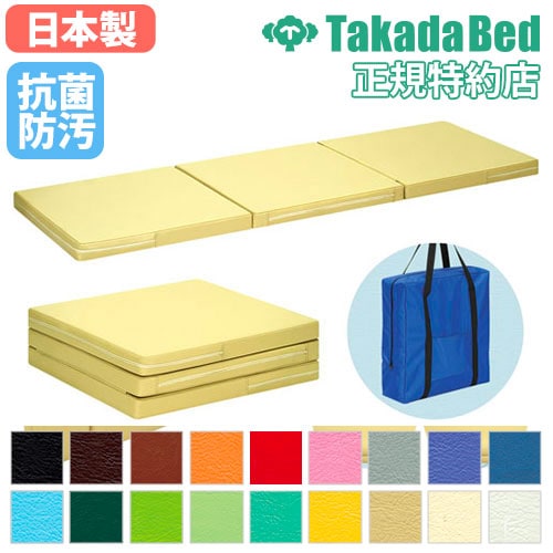 ポータブルマット 専用バック付き 往診 3つ折り 折りたたみマット TB