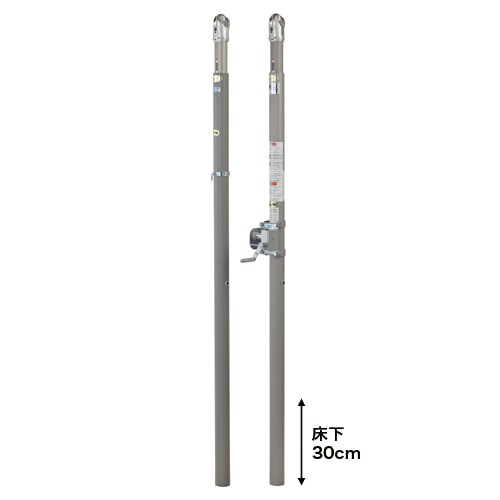 バレー テニス 兼用 支柱 屋外用 2本セット スチール製 高さピン調節式 ウォームギア式 逆回転防止 ズリ上がり防止 学校 体育 授業 バレーボール ネット S-4886 バレー 支柱 赤 2本セット スチール製 ギア昇降式 ウォームギア式 逆