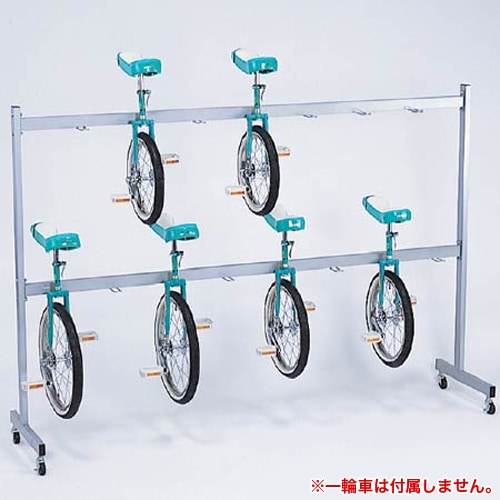 一輪車ハンガー 15台収納 収納ラック 運搬車 一輪車ラック S-1732