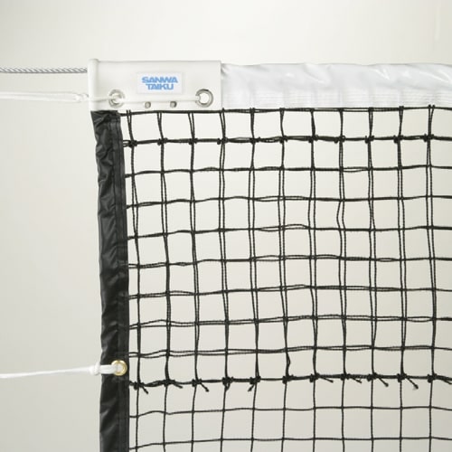 バレーネット 一般用 6人制 ポリエチレン 440T/60本 スチールワイヤー