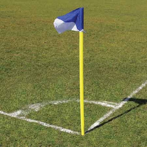 コーナーフラッグ 4本セット サッカー用 スチール台式 置き型 4本組