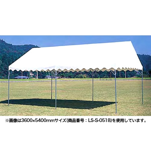 テント 中折れ式 3600×5400mm 仮設テント 屋台 S-0518（商品番号：ls-s