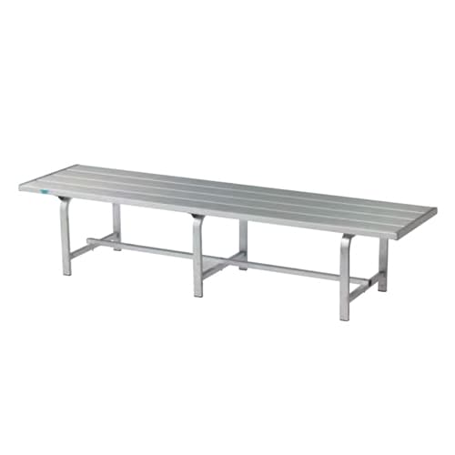 ベンチ 幅200×奥行46×高さ43cm アルミ製 椅子 スポーツ S-4513（商品