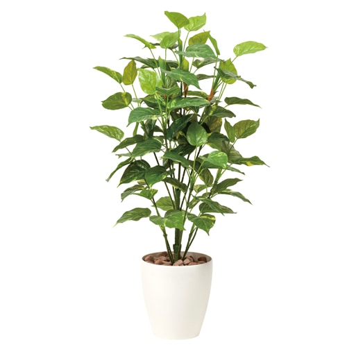 ポトス 観葉植物 光触媒 人工 100cm 鉢付き カバー インテリア
