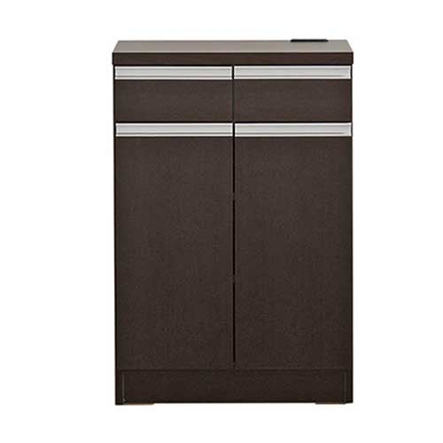 キッチンカウンター 幅60cm ガラス扉 食器棚 カップボード fy-0146