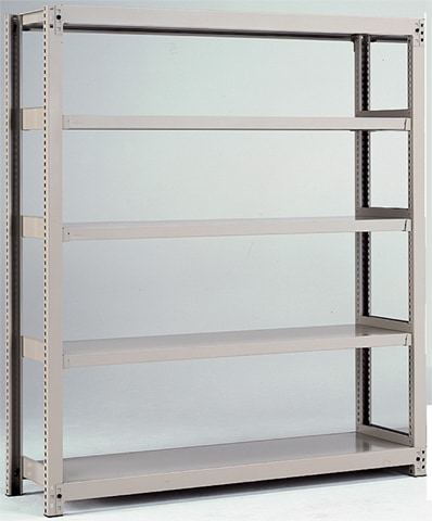 ③本棚（スチール製） 3段軽量スチールラック NBタイプ 高さ900 幅1200 奥行450 1FH3445-3