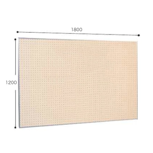 展示パネル 有孔ボード 幅1800×高さ1200mm NTZ-1218（商品番号：hntz