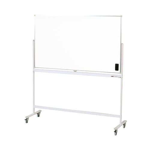 ホワイトボード 脚付き 両面 幅1810×高さ910mm WBS-1809RF（商品