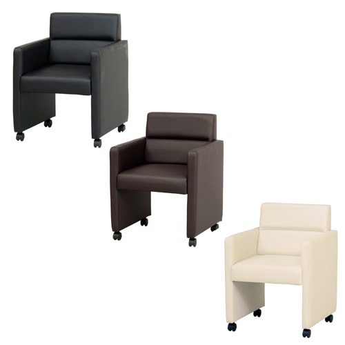 応接ソファ 1人用 幅590×奥行610×高さ790(座面高440)mm ZCL-590（商品