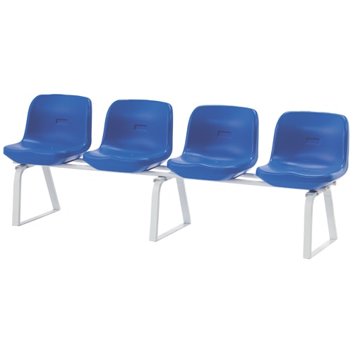 【レトロ】テニス観戦ベンチ 150cm 業務用 the match ベンチ 4人用 コートベンチ テニスコート 長椅子 S-0860（商品番号：ls