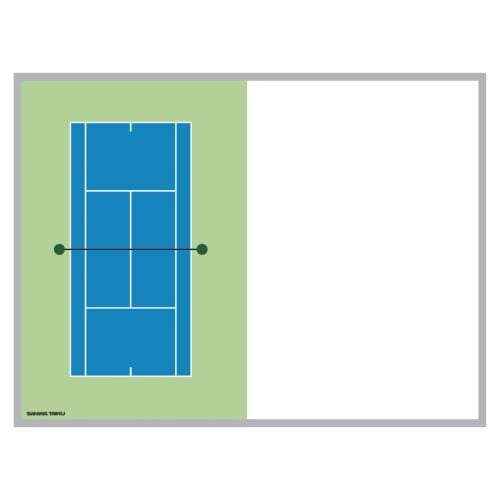 作戦盤 サッカー 移動式カラフル作戦板 両面ホワイトボード 作戦ボード