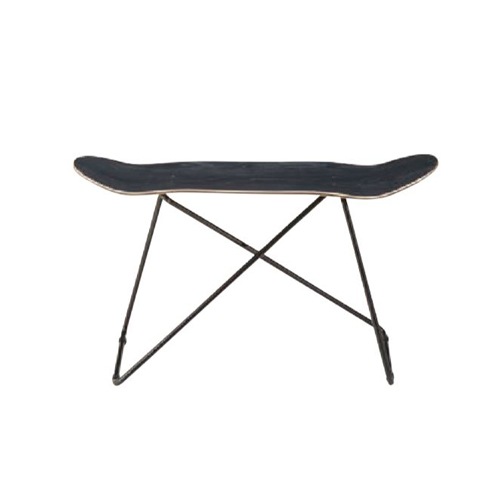 スツール 背なしチェア ベンチ 肘なしチェア 木製チェア 椅子 チェア スチール脚 モダン カジュアル おしゃれ スケートボード SF-201 通販