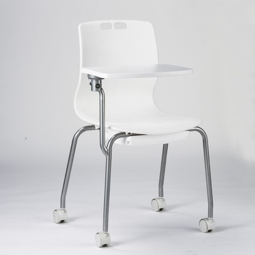 スタッキングチェア ミーティングチェア メモ台付き キャスター MC-465T