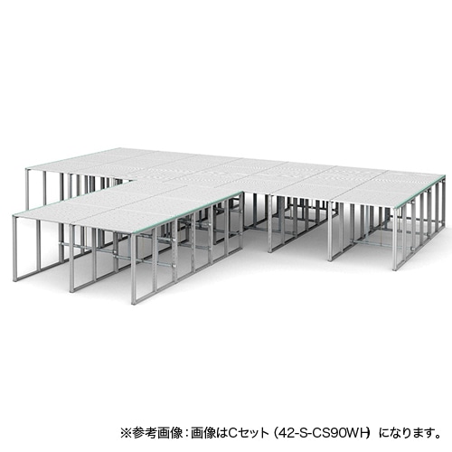 ステージ ステージセット 朝礼台 指揮台 演台 アルミ 折りたたみ 日本