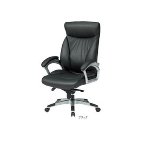 プレジデントチェア 4-6130-01 快適クリーンルームチェア（フィット）ブラック